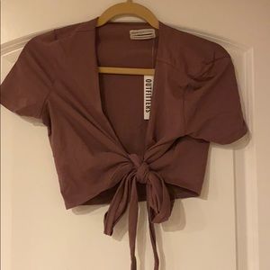 Urban outfitters Crop wrap top! Brand new!